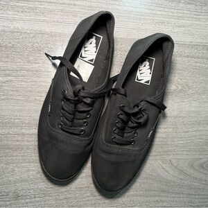 Vans Black Canvas Sneakers